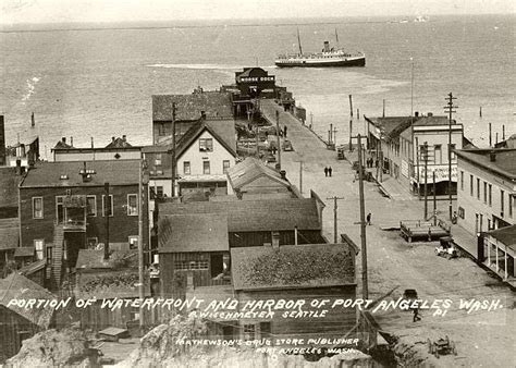 Historical Scene of Port Angeles, Washington