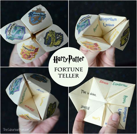 Harry Potter Fortune Teller Printable And Tutorial - The Suburban Mom