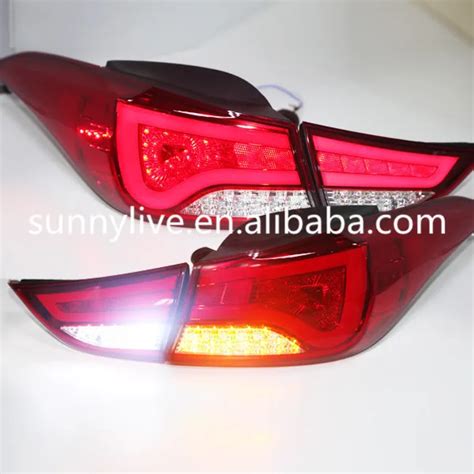 for HYUNDAI Elantra Avante i35 MD LED Tail Lamp Rear lights back lights red color 2011 2014year ...