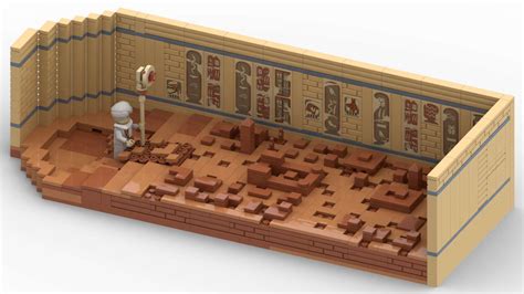 Extremely cool custom Lego Indiana Jones Map Room scene from Raiders! Source in comments : r ...