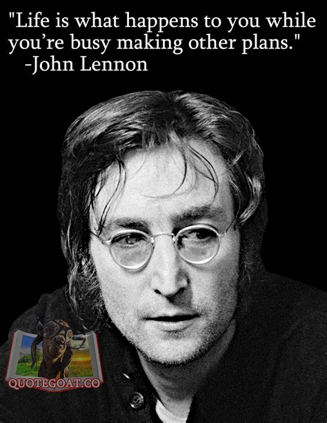 Quote Goat, Daily Quotes: John Lennon, Life