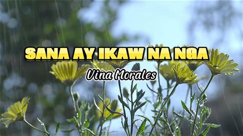 Vina Morales - Sana Ay Ikaw Na Nga Lyrics video - YouTube