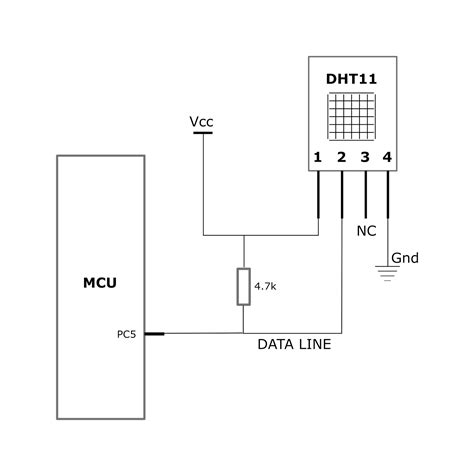 Pin Diagram Of Dht11 Sensor