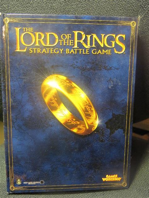 Lord of the Rings Strategy Battle Game Rule Book - Games Workshop LOTR ...