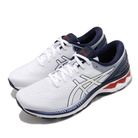 Asics 慢跑鞋 Gel-Kayano 27 男鞋 亞瑟士 路跑 運動 穩定 透氣 亞瑟膠 白 藍 1011A767100 | 慢跑鞋 ...