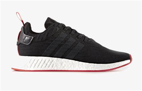 adidas NMD R2 Black White Red - Sneaker Bar Detroit