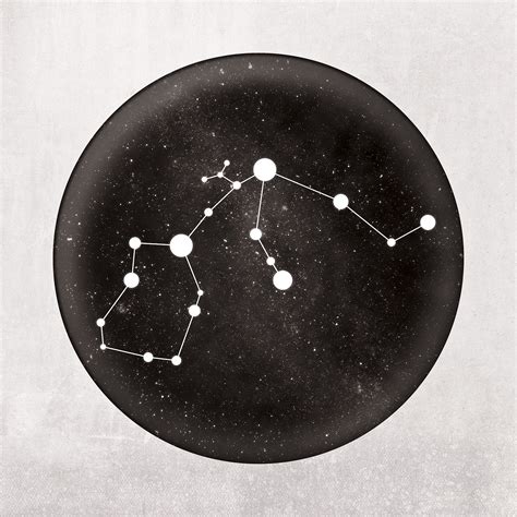 Aquarius Constellation Art Print - Zodiac Constellations - Touch of Modern