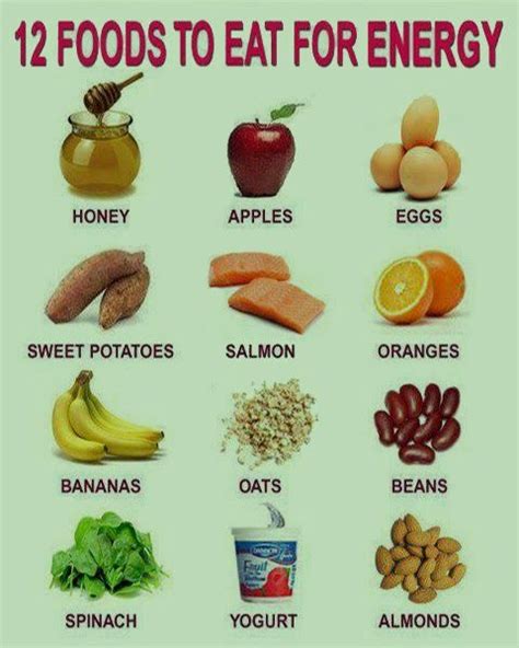 12 foods for energy | Energy boosting foods, Eat for energy, Energy foods