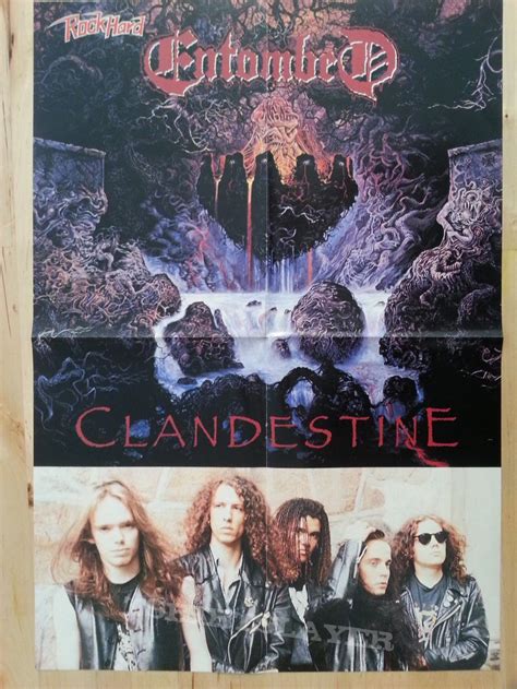 Entombed - Clandestine Poster | TShirtSlayer TShirt and BattleJacket Gallery