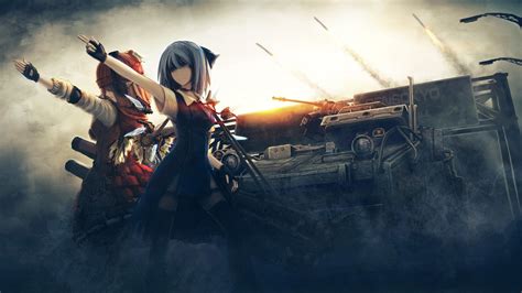 Anime girls, anime, tank, artwork HD wallpaper | Wallpaper Flare