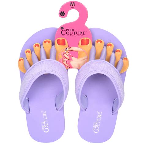 PEDI COUTURE NEW Women's Pedicure Spa Toe Separator Sandal Flip Flops | eBay