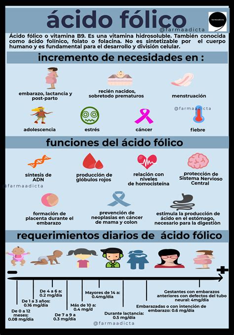 Ácido fólico | Infografías en castellano