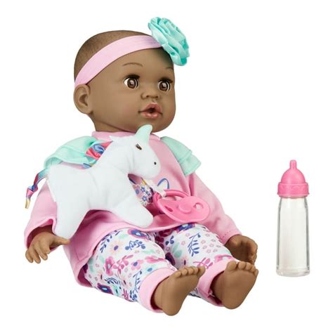 My Sweet Love African American Baby Doll Playset, 4 Pieces Included ...