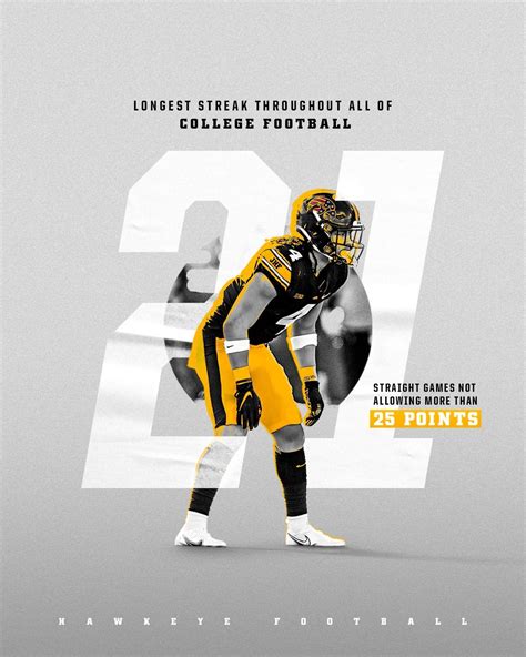 The Iowa defense has held opponents to under 25 points in 21 straight ...