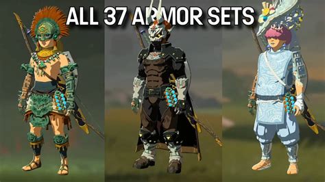 Zelda TotK: All Armor Sets in the Overview