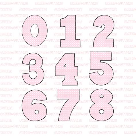 Numbers Cookie Cutter – Sweet4ucutters