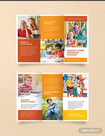 Daycare Brochure Template - Awesome Template Collections