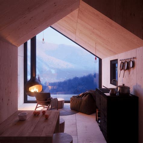 Mountain Refuge is a concept for a tiny modular cabin - architecture ...