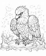 Premium Vector  Eagle coloring Pages Illustrations And vectors sketch template