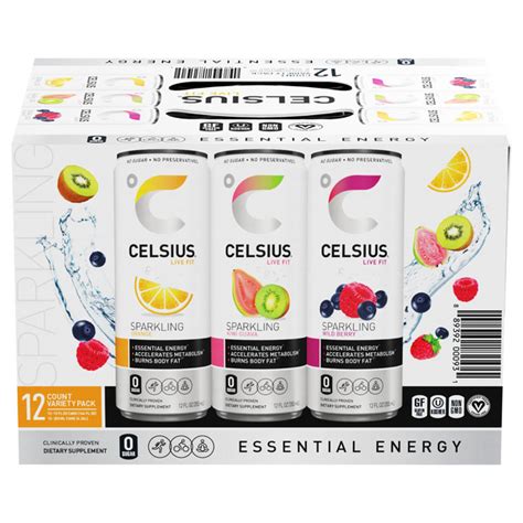 Save on Celsius Live Fit Sparkling Energy Drink Variety Pack - 12 pk ...