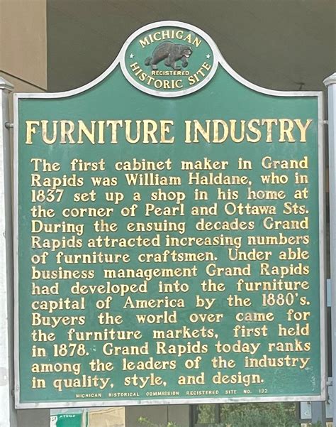 Furniture Industry in 2022 | Historical sites, Historical marker, Grand rapids