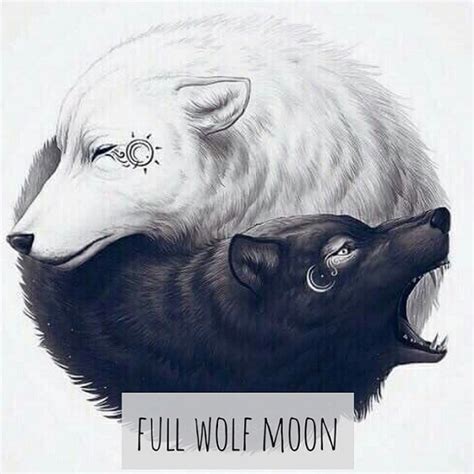 Wolf And Moon Drawing at GetDrawings | Free download