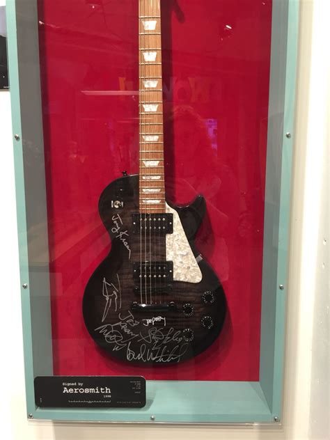 Aerosmith's signed guitar | Aerosmith, Guitar, Electric guitar