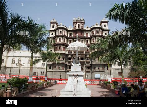 Rajwada Palace, Holkar palace, Indore palace, Kajuri Market, Indore, Madhya Pradesh, India, Asia ...