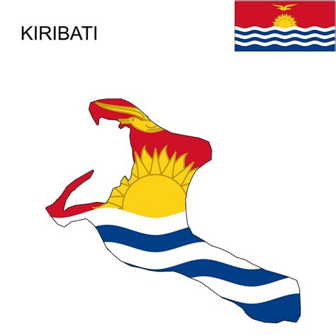 Kiribati Flag Map and Meaning | Mappr