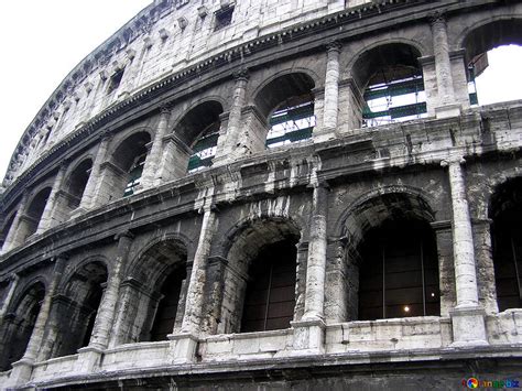 The ruins of the roman colosseum free image - № 316