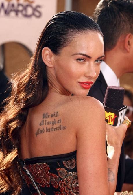 Megan fox tattoos ~ Fashion And Styles