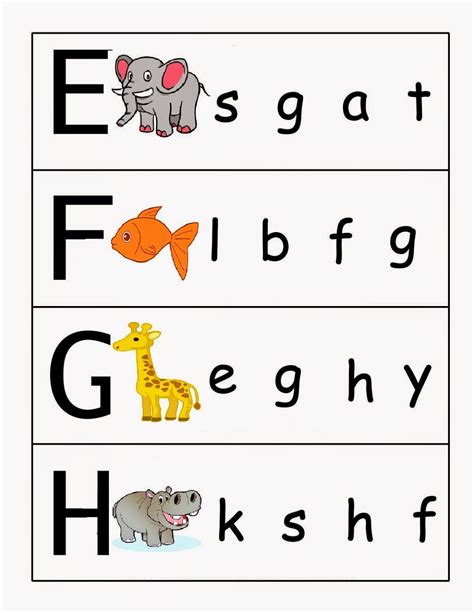 Upper And Lower Case Alphabet Printables - Printable Templates