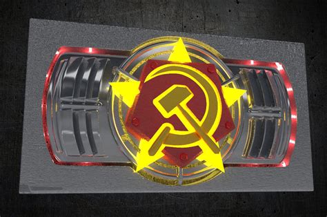 Red Alert 2 Soviet Logo 3D model | CGTrader