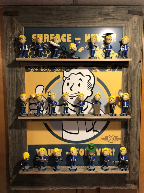 Fallout 4 Collectible Bobblehead Display Fallout Props, Fallout Game, Nerd Room Ideas, Fallout ...