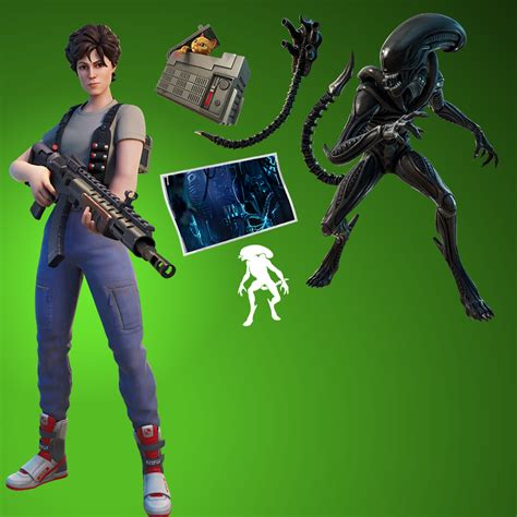 Ripley & Xenomorph Bundle - Locker - Fortnite Tracker