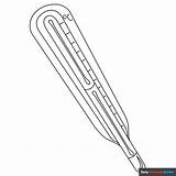 Thermometer Coloring Page  Easy Drawing Guides sketch template