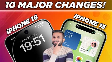 iPhone 16 vs iPhone 15 - 10 major changes! - YouTube