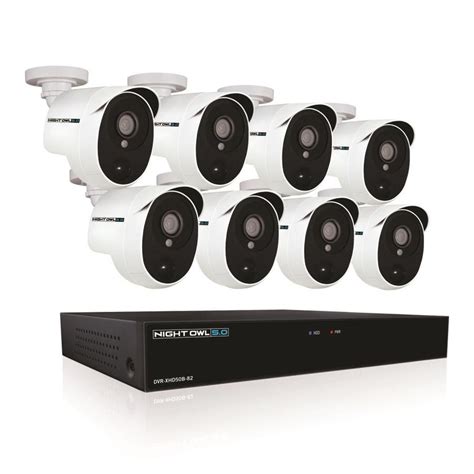 NIGHT OWL Digital Wired Outdoor 8-Pack Security Camera Kit with Night Vision at Lowes.com