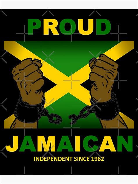 "Proud Jamaican - Jamaica independence day" Poster for Sale by DoctorBirdsInk | Redbubble