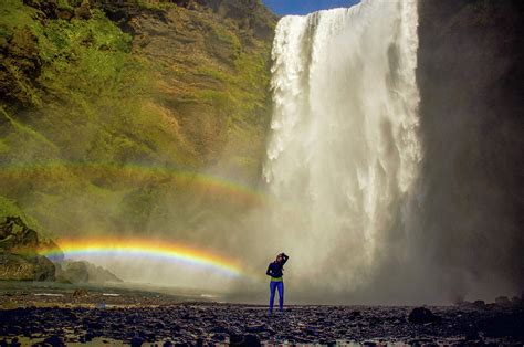 Skogafoss Rainbow Photograph by Conor Hayden - Fine Art America