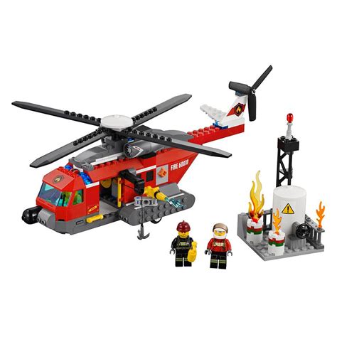 fireman helicopters legos | Lego City Fire Helicopter Lego City Fire ...