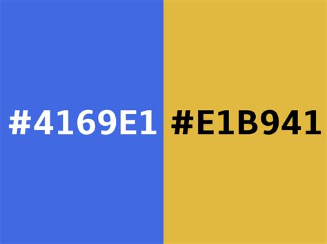 Royalblue color (Hex 4169E1)