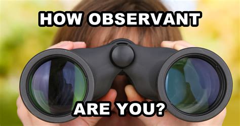 How Observant Are You? - Quiz - Quizony.com