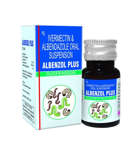 Albenzol Plus Albendazole & Ivermectin Oral Suspension, Packaging Size: 10 Ml, Rs 25 /bottle ...