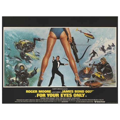 "For Your Eyes Only" Original British Movie Poster at 1stDibs | for your eyes only poster, for ...