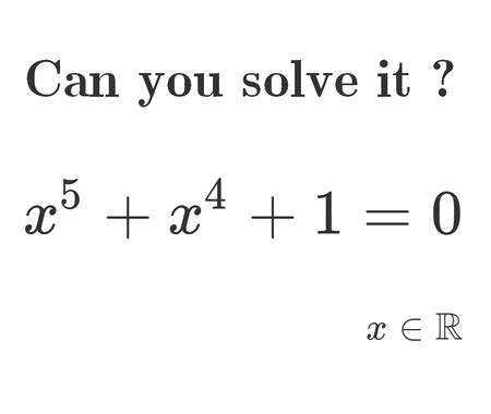 What is a quintic equation ? - Art Of Mathematics