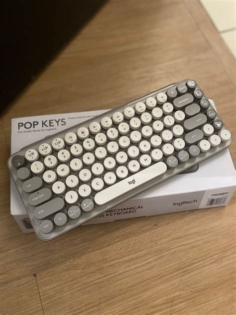 Pop Keys Mechanical Keyboard (Grey), Computers & Tech, Parts & Accessories, Computer Keyboard on ...