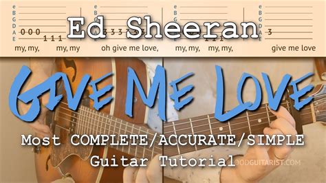 "Give Me Love" Guitar Lesson - Chords & Embellishments - YouTube