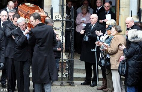 Frank Carson Funeral: Friends and family say their last goodbyes | Daily Mail Online