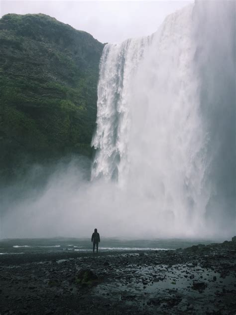 Skogafoss Waterfall, Iceland - massive and humbling. There’s an awesome ...